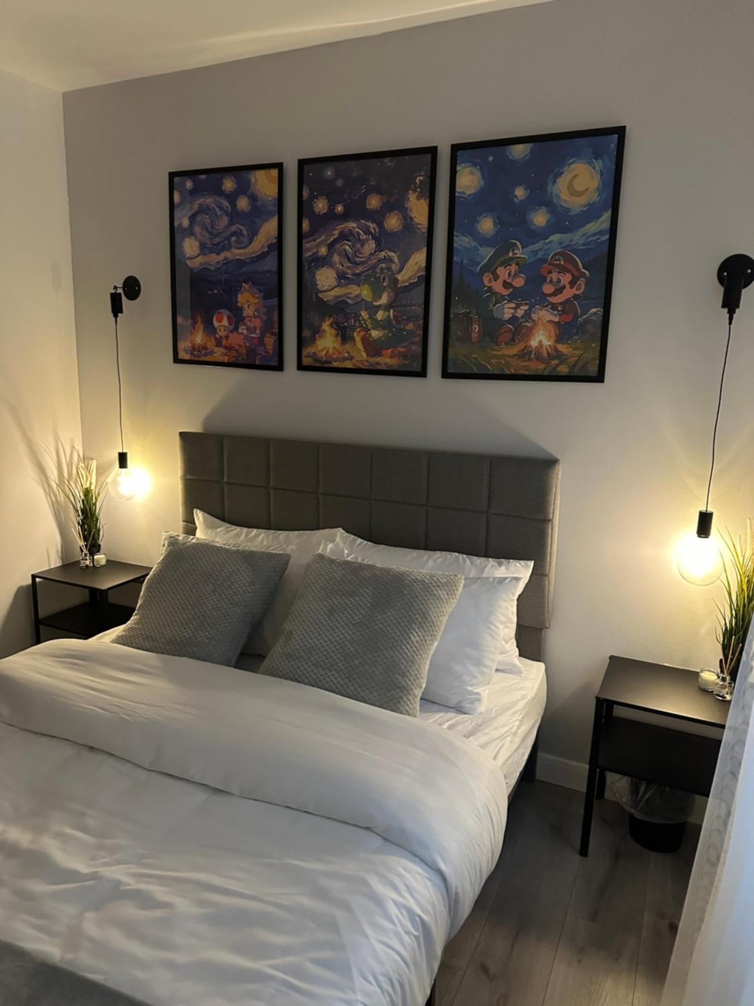 Retro Suite A Luxury Apartment With King Size Bed Wii Games And Entertainment Leicester Esterno foto